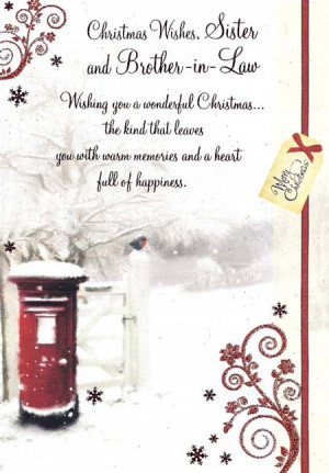 ... Quotes For Sister And Brother In Law Christmas Wishes Sister And