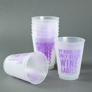 related pictures 16oz frosted wine glass slant bright sayings