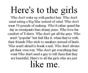 Here's to the girls ... Like me