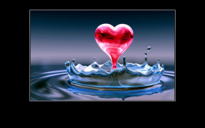 love quotes Water Heart