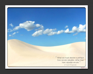Peaceful Desert Inspirational Wallpaper Desktop Background