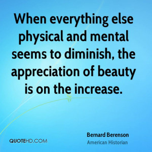 Bernard Berenson Beauty Quotes
