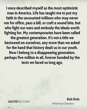 Bob Dole Faith Quotes