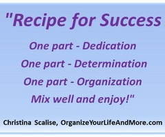 Recipe for Success.....