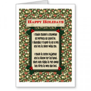 Holiday Greeting Cards Sayings on Holiday Greetings Poems
