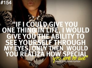 Your Special to me.