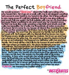 This would be the most perfect, amazing guy ever!!!...but...instead of ...