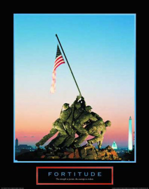 Details about US Marine Corps IWO JIMA MEMORIAL Motivational Poster