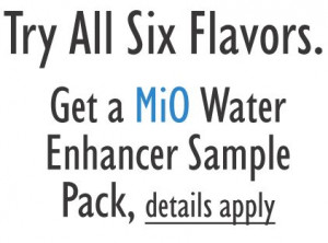 Try All Six Flavors! Get a Mio™ Water Enhancer Sample Pack