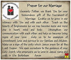 the husband wifes prayer | The annual observance takes on new meaning ...