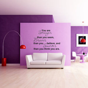 ... -Brave-Quote-Vinyl-Art-Mural-Removable-Wall-Decal-Stickers-Home-Decor