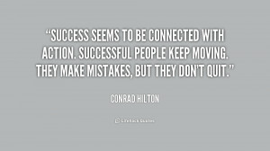 Quotes by Conrad Hilton