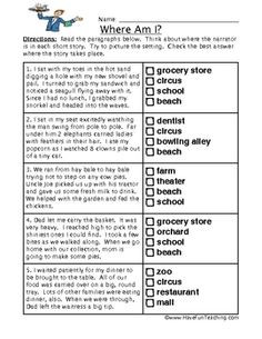 Inferences Worksheet For Third Grade