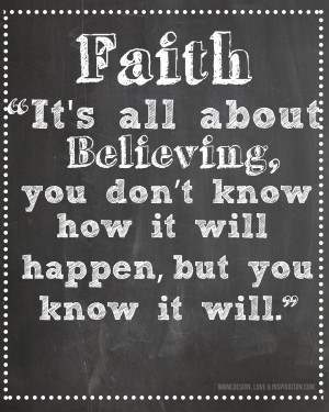 Quotes About Faith Faith quote