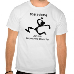 Funny marathon t-shirts