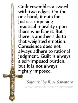 ... ‘Sojourn’ by R. A. Salvatore)http://www.lessonsfromfantasy.com