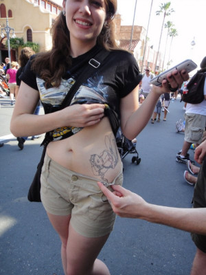 more girls tattoos star wars slave leia