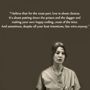 Meredith Grey Quotes On Tumblr Picture