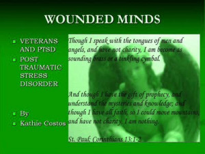 PTSD Affects Soldiers Adjusting to Life after War
