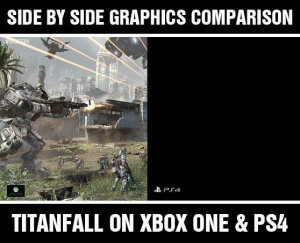 comparison titanfall xbone&ps4