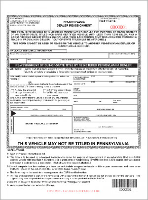 Non-California Emission Vehicle Dealer Reassignment Form (MV-DR) - 5 ...