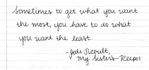 ... jodi picoult #my sisters keeper #quote #submission #whitepaperquotes
