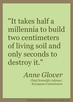 ... Glover (Chief Scientific Adviser, European Commission) #soil quotation