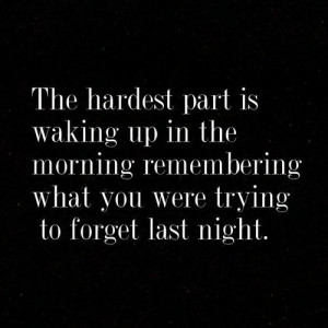 The hardest part...