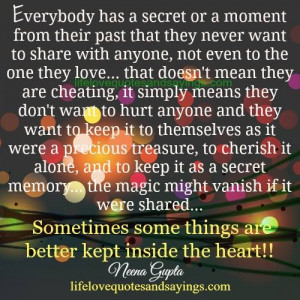 Everybody Has A Secret.