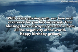 Birthday Wishes For Grandmother