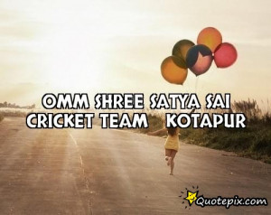 Omm Shree Satya Sai cricket team Kotapur