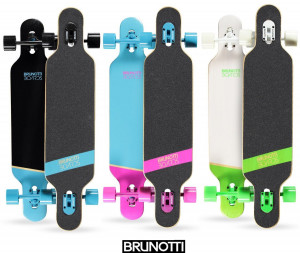 BRUNOTTI Longboard Bob Skateboard Board Funboard Modell 2015