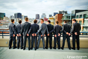Funny Groom & Groomsmen Wedding Photo