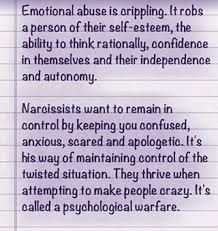 Emotional abuse & psychological warfare