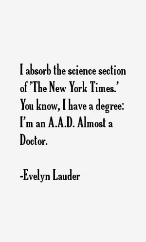 Evelyn Lauder Quotes & Sayings
