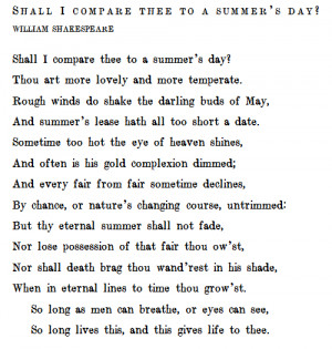 Shakespeare Love Quotes Sonnet 18 ~ 20+ Poetry On Love | WeLoveStyles.