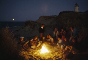 camp fire many memories sitting around a campfire a guitar being ...
