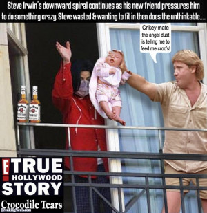 Michael Jackson Holding Baby Over Balcony