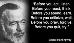 Quotes by Ernest Hemingway