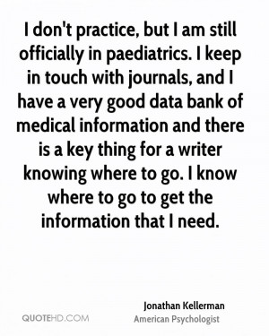 Jonathan Kellerman Medical Quotes