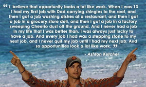 Ashton Kutcher- quite a surprising speech at the Teen Choice Awards ...
