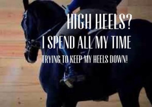 dressage, equestrian, funny, haha, heels, horse, lol, my life, quote ...
