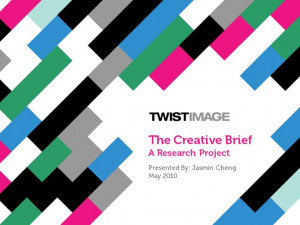 The Creative Brief: A Research Project