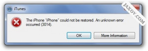 How to Fix iTunes Error 3014 During Firmware Restore?