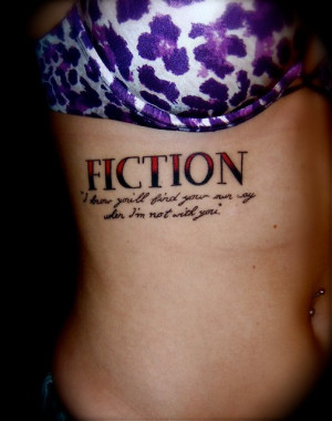 deathbatwhores:Awesome Fiction tattoo. :)That’s a very awesome ...