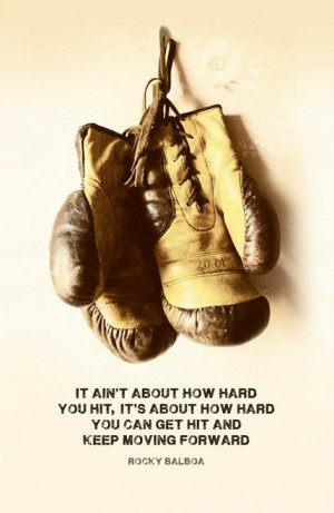Rocky balboa, quotes, sayings, keep moving forward, famous