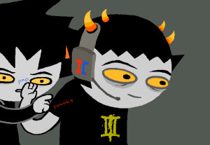 What if Sollux had normal troll eyes?