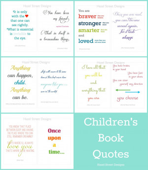 New Item {Children's Book Quotes - Set #2}