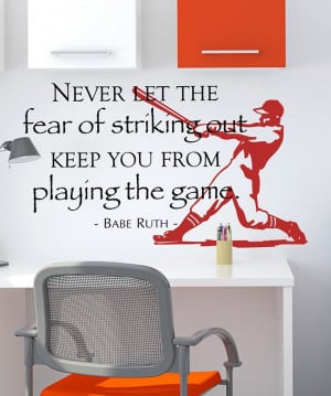Black & Dark Red 'Strikeout' Wall Decal