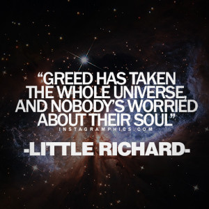 ... The Whole Universe Little Richard Quote graphic from Instagramphics